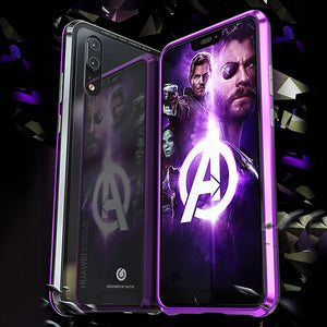 Case For Samsung Galaxy Note 9 / Note 8 Transparent Full Body Cases Solid Colored Hard Tempered Glass / Metal - Rasmarv