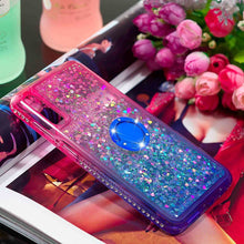 Load image into Gallery viewer, Case For Samsung Galaxy A6 / A6+ / A5 Shockproof / Rhinestone / Flowing Liquid Back Cover Glitter Shine / Color Gradient Soft TPU - Rasmarv