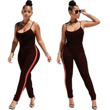 Load image into Gallery viewer, Fashion two piece set tracksuit women clothes Plus size Sexy halter top and pants - Rasmarv