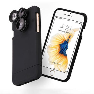 4 In 1 Telescope lense Mobile Phone Case for Iphone x 8plus 7 plus 6 plus 8 7 6s Camera lenses Outdoor Hunting - Rasmarv