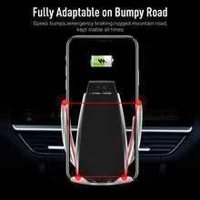 Load image into Gallery viewer, Automatic Clamping Wireless Car Charger Air Vent Phone Holder 360 Degree Rotation USB Charging Mount Bracket - Rasmarv