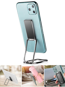 Double Magic Magnetic Car Phone Holder Stand For IPhone 12 Metal Phone Holder Foldable Desk Stand For Mobile Phone Universal - Rasmarv