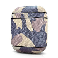 Load image into Gallery viewer, Camouflage Leather Earphone Case For Apple Airpods Airpod Accessories Dust - proof Protective Cover Bluetooth Headphone Case Decor - Rasmarv