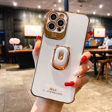 Load image into Gallery viewer, Boucho Luxury electroplating phone case for iphone 12 Pro MAX 11 Pro XS XR X SE 6 6s 7 8 plus 12Mini Phone Holder Ring Grip Case - Rasmarv