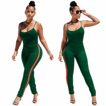 Load image into Gallery viewer, Fashion two piece set tracksuit women clothes Plus size Sexy halter top and pants - Rasmarv