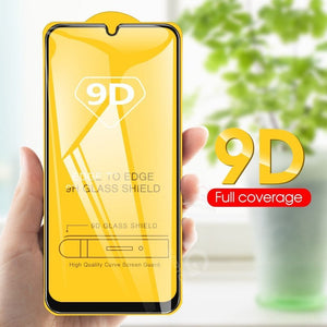 9D Curved Tempered Glass on the For Samsung Galaxy A30 A50 A10 Screen Protector on For Samsung M10 M20 M30 Protective Glass Film - Rasmarv