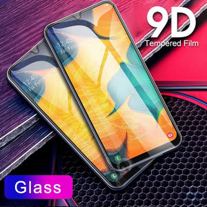 9D Curved Tempered Glass on the For Samsung Galaxy A30 A50 A10 Screen Protector on For Samsung M10 M20 M30 Protective Glass Film - Rasmarv