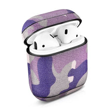 Load image into Gallery viewer, Camouflage Leather Earphone Case For Apple Airpods Airpod Accessories Dust - proof Protective Cover Bluetooth Headphone Case Decor - Rasmarv