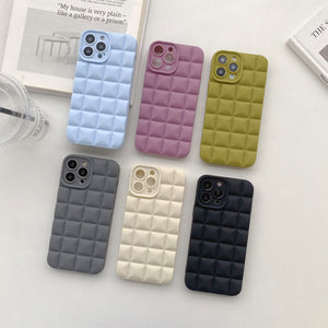 Stereo Lattice Phone Cover For Apple iPhone 14promax Phone Case eprolo
