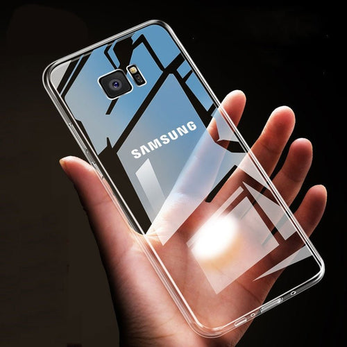 Case For Samsung Galaxy Note 9 8 S9 S8 Plus S7 Edge HD Clear Soft TPU Phone Cases For Samsung A5 A3 A7 2017 Cover Capa - Rasmarv