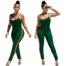 Load image into Gallery viewer, Fashion two piece set tracksuit women clothes Plus size Sexy halter top and pants - Rasmarv