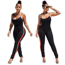 Load image into Gallery viewer, Fashion two piece set tracksuit women clothes Plus size Sexy halter top and pants - Rasmarv