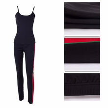 Load image into Gallery viewer, Fashion two piece set tracksuit women clothes Plus size Sexy halter top and pants - Rasmarv