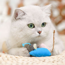 Load image into Gallery viewer, Interactive Cat Toy Set: 8-Piece Simulated Plush Mice for Engaging Play and Boredom Relief