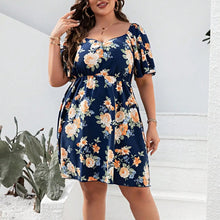 Load image into Gallery viewer, Flattering Resort Dress | U-Neck, High Waist Design for Spring &amp; Summer