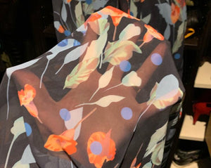 Vibrant Print Boho Party Dress | Deep V-Neck and Backless Summer Maxi