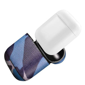 Camouflage Leather Earphone Case For Apple Airpods Airpod Accessories Dust - proof Protective Cover Bluetooth Headphone Case Decor - Rasmarv