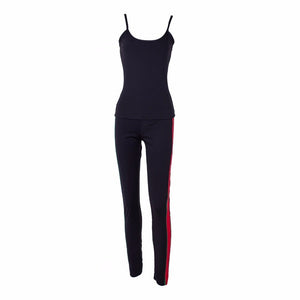 Fashion two piece set tracksuit women clothes Plus size Sexy halter top and pants - Rasmarv