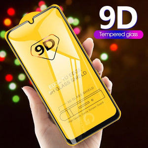 9D Curved Tempered Glass on the For Samsung Galaxy A30 A50 A10 Screen Protector on For Samsung M10 M20 M30 Protective Glass Film - Rasmarv