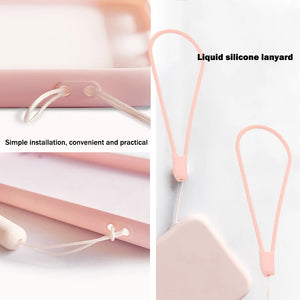 Liquid Silicone Case For Huawei  P40 P30 P20 Lite Pro Full protector Camera Case For Huawei Mate 20 30 Lite Pro Cover with Strap