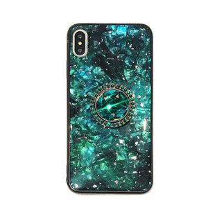 Case For Huawei Huawei P20 / Huawei P20 Pro / Huawei P30 Rhinestone / with Stand / Ring Holder Back Cover Solid Colored Soft TPU Rasmarv