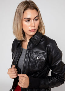 Annalise Womens Leather Jacket - Rasmarv