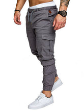Load image into Gallery viewer, Side Pockets Elastic Cuffed Jogger Pants eprolo