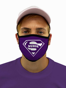 Super Nurse Face Mask With Filter Pocket Rasmarv