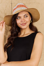 Load image into Gallery viewer, Fame Protect Me Vivid Glow Straw Sun Hat Trendsi