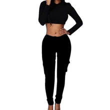 Load image into Gallery viewer, Plus Size Pants Women  New Casual Skinny Pencil Pants Female Waist Drawstring Fashion Army  Trousers 4XL eprolo