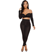 Load image into Gallery viewer, Sexy two piece set Short tube tops Pencil Pants Plus size women tracksuit womens two piece sets Fashion outfits eprolo