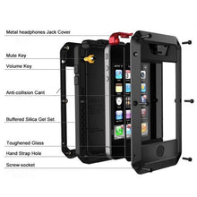 Load image into Gallery viewer, Heavy Duty Protection Doom armor Metal Aluminum phone Case for iPhone 6 6S 7 8 Plus X 4 4S 5S SE 5C Shockproof Dustproof Cover eprolo