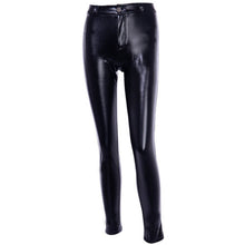 Load image into Gallery viewer, Punk Bodycon Faux Pu Leather Pants Women Push Up Black High Waist Pants eprolo