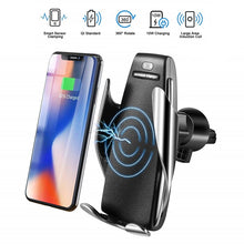 Load image into Gallery viewer, Automatic Clamping Wireless Car Charger Air Vent Phone Holder 360 Degree Rotation USB Charging Mount Bracket eprolo