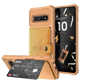 for Samsung Galaxy S10 Plus S10e Note 9 Credit Card Case PU Leather Flip Wallet Photo Holder Hard Back Cover eprolo
