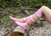 Load image into Gallery viewer, Women&#39;s Mixed &amp; Match Argyle Knee High Socks Set - Rasmarv