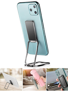 Double Magic Magnetic Car Phone Holder Stand For IPhone 12 Metal Phone Holder Foldable Desk Stand For Mobile Phone Universal eprolo