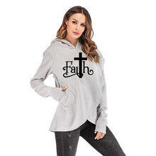 Load image into Gallery viewer, Large Size Faith Print Sweatshirt Hoodies eprolo