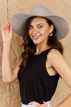 Load image into Gallery viewer, Fame Keep Me Close Straw Braided Rope Strap Fedora Hat Trendsi