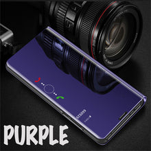 Load image into Gallery viewer, Flip Standing Case For Huawei P20 Lite P10 P30 Mate 10 Pro 20 20X Mirror Cases For Huawei eprolo