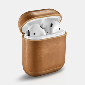 Leather Case For Apple Airpods Airpod Earphone Accessories Dust-proof Retro Protective Cover Bluetooth Headphone Case Waterproof eprolo