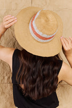 Load image into Gallery viewer, Fame Protect Me Vivid Glow Straw Sun Hat Trendsi