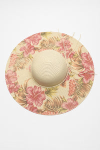 Justin Taylor Floral Bow Detail Sunhat Trendsi
