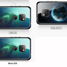 Load image into Gallery viewer, For Huawei Mate 20 Pro Huawei Mate 20 20X Case painted Tempered Glass Silicon Protective full Cover Cases eprolo