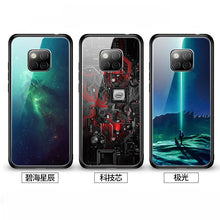 Load image into Gallery viewer, For Huawei Mate 20 Pro Huawei Mate 20 20X Case painted Tempered Glass Silicon Protective full Cover Cases eprolo