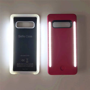 For Samsung S10 anti-fall 3 generations Light Up selfie flash phone Case flash Protector Cover Bag For Samsung s8 s9 s10 plus eprolo