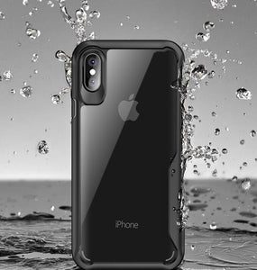 Shockproof Armor Case For iPhone XS XR 8 7 Plus Transparent Case Cover For iPhone 6 6S Plus 5 XS Max Luxury Silicone Case eprolo