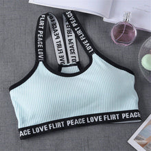 Load image into Gallery viewer, Sports Bra One Size High Elastic Stretch Sports Top Bra Cotton Letters Sports Wear For Women Gym Yoga Bra Running Tops Fitness eprolo