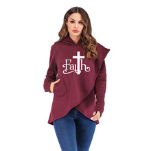 Load image into Gallery viewer, Large Size Faith Print Sweatshirt Hoodies eprolo