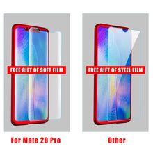 Load image into Gallery viewer, Full Cover Cases For Huawei Mate 20 10 Lite Pro Huawei P Smart Case With Glass For Huawei P20 P10 P9 Lite Phone Case eprolo